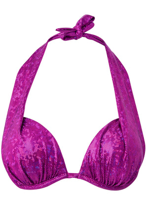 Marilyn Push-Up Bra Top - Marine Sparkle - thumbnail-3