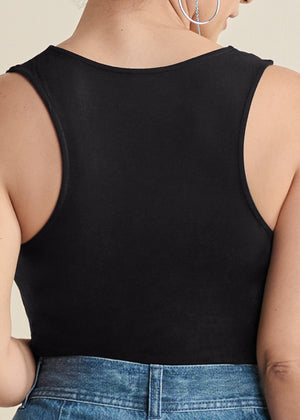 Racerback Tank - Black - thumbnail-9