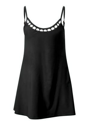 Ring Swim Dress - Black Beauty - thumbnail-3