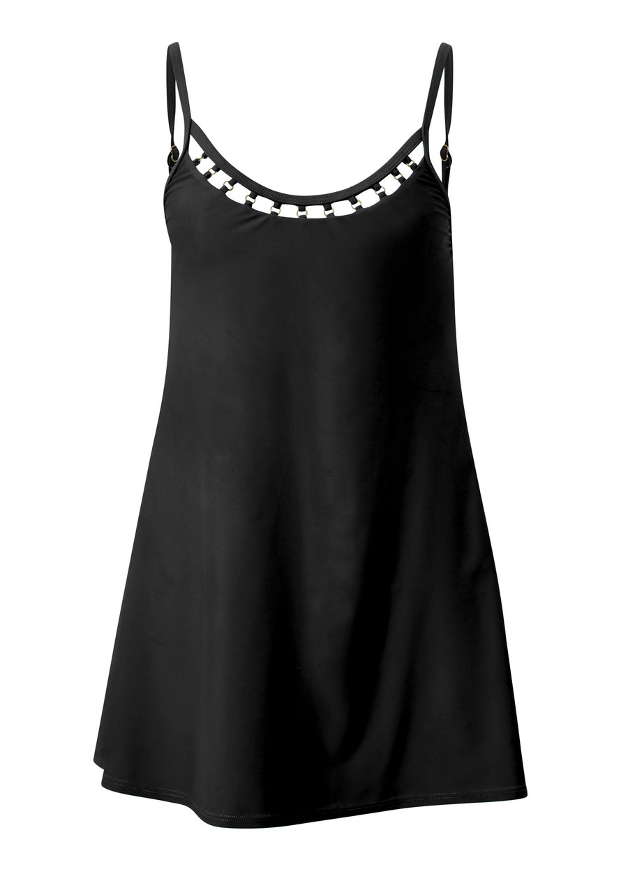 Ring Swim Dress - Black Beauty