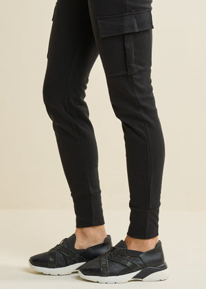 Cargo lounge joggers - Black - thumbnail-5