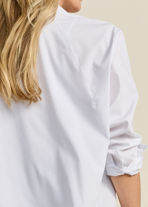 Soft Button-Down Shirt - White - thumbnail-4