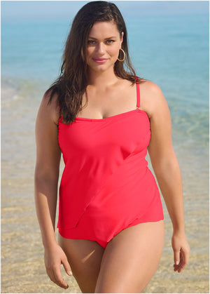 Tankini bandeau classique - Sweet Red - thumbnail-4