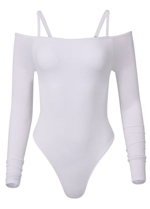 Shape Embrace Bodysuit - White - thumbnail-5