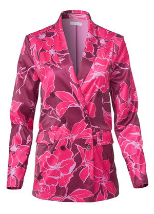 Blazer croisé - Rose Multi - thumbnail-5