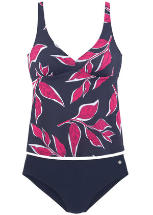 Underwire tankini set - Floral Flash - thumbnail-2