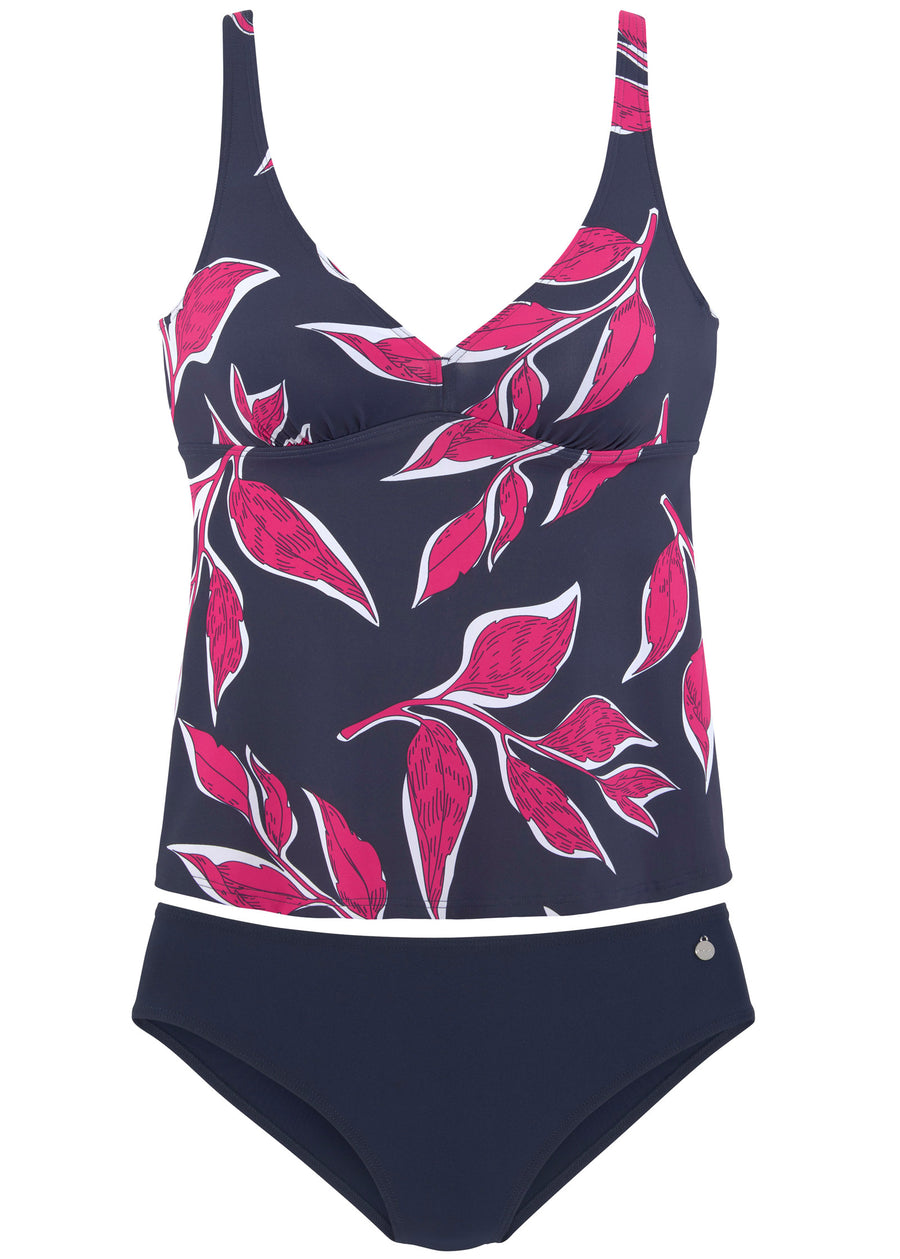 Ensemble tankini à armatures - Floral Flash