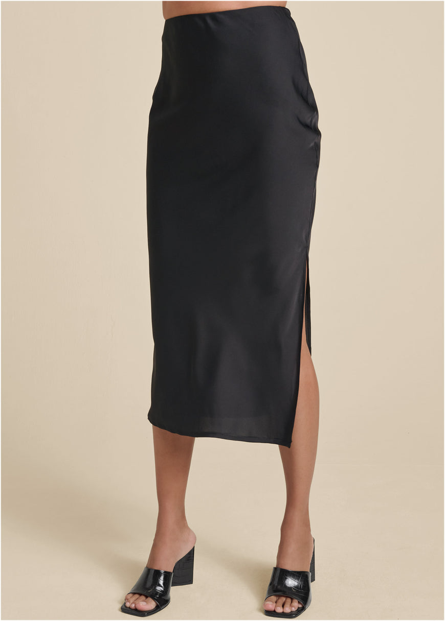 Slip Skirt - Black