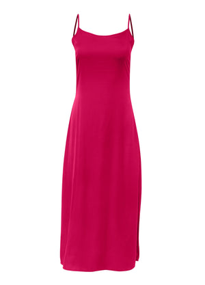 Slip dress - Fuchsia - thumbnail-5