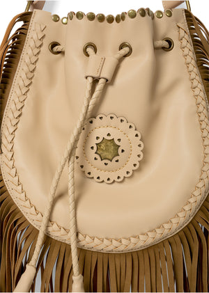 Fringe Crossbody Bag - Natural Multi - thumbnail-3