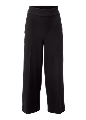 Crop Wide Leg Pants - Black - thumbnail-7