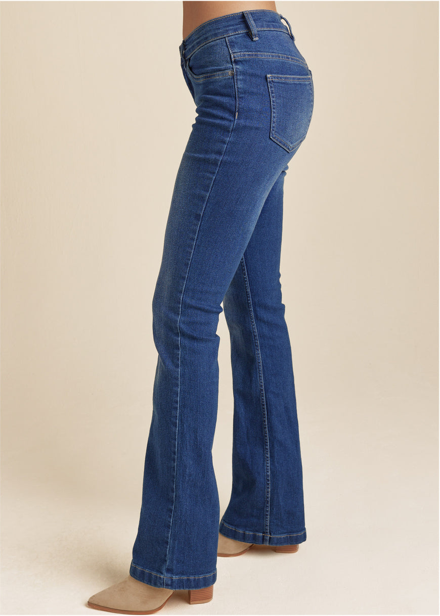 Halle bootcut jeans - Dark Wash