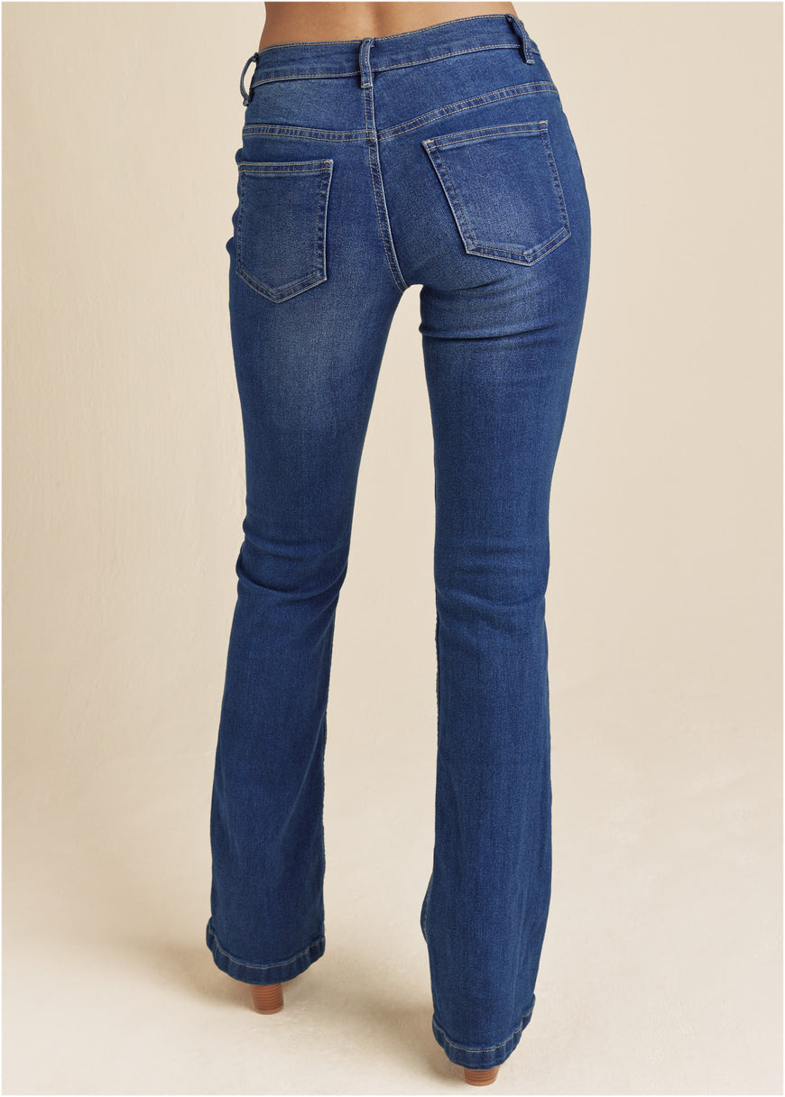 Halle Bootcut Jeans - Dark Wash