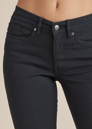 Heidi Skinny Jeans - Black Denim - thumbnail-5