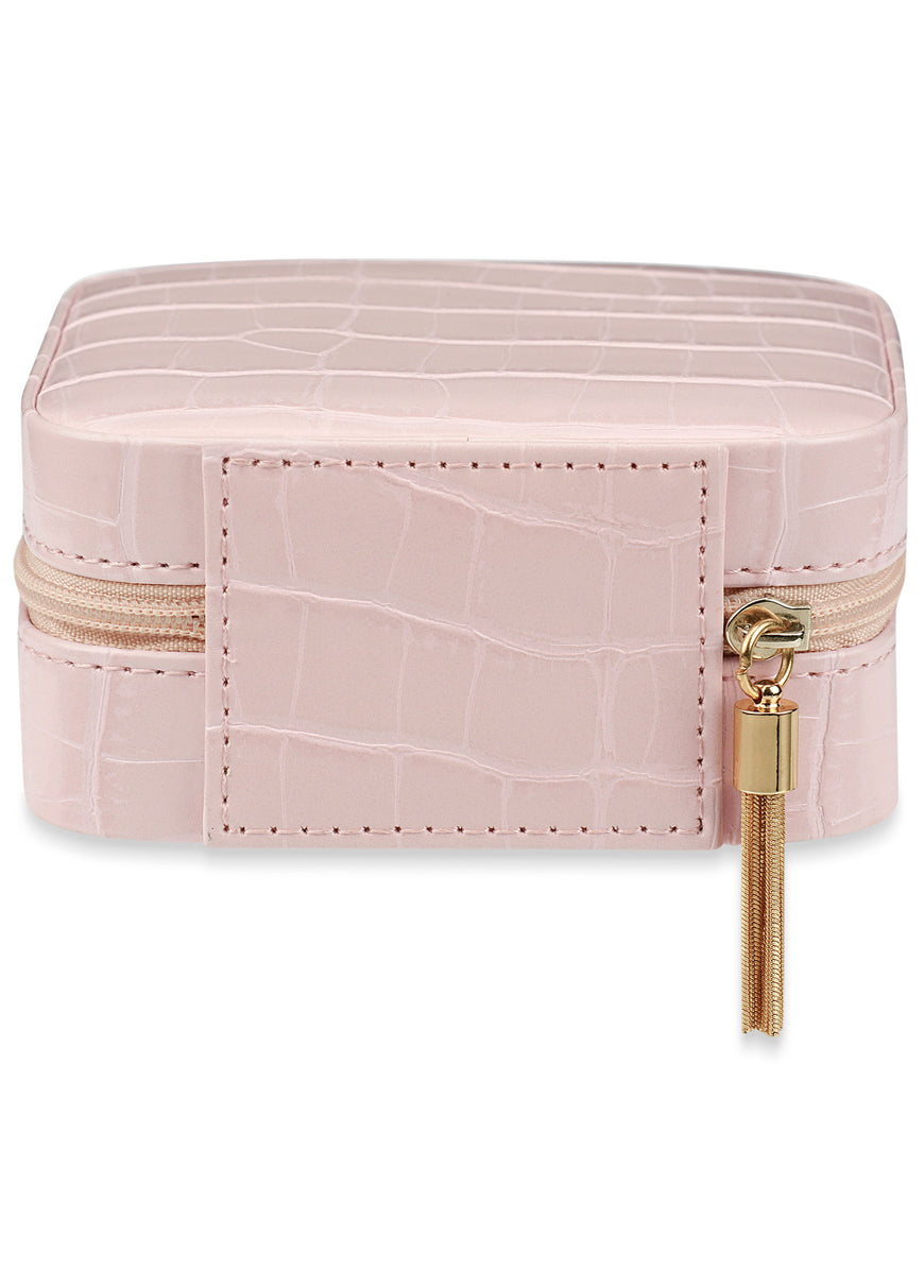 Tassel jewelry case - Blush