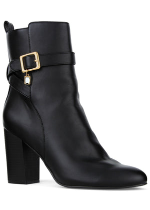 Buckle Booties - Black - thumbnail-1