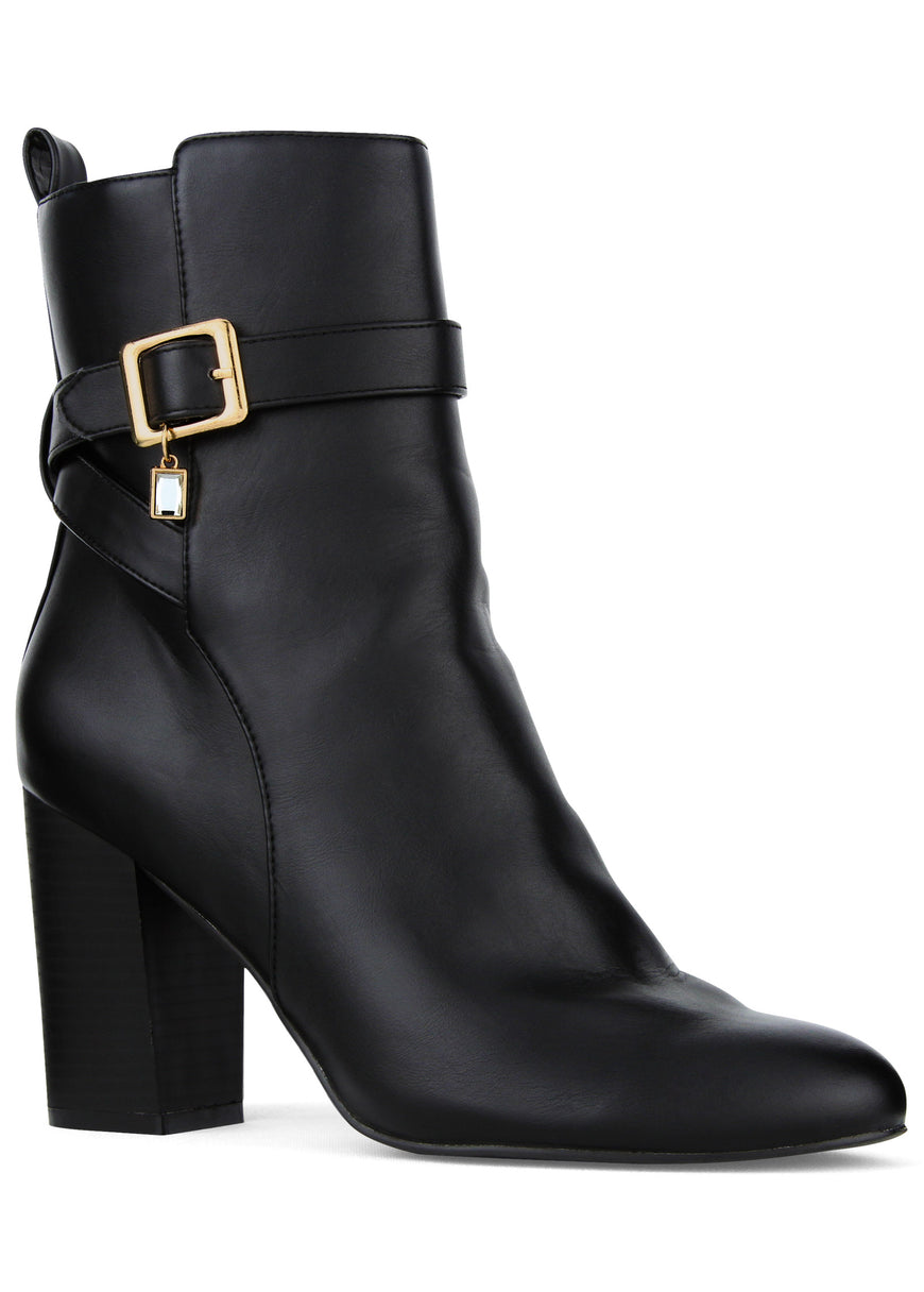 Buckle Booties - Black