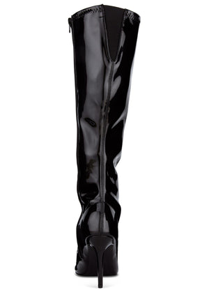 High Shine Boots - Black - thumbnail-3