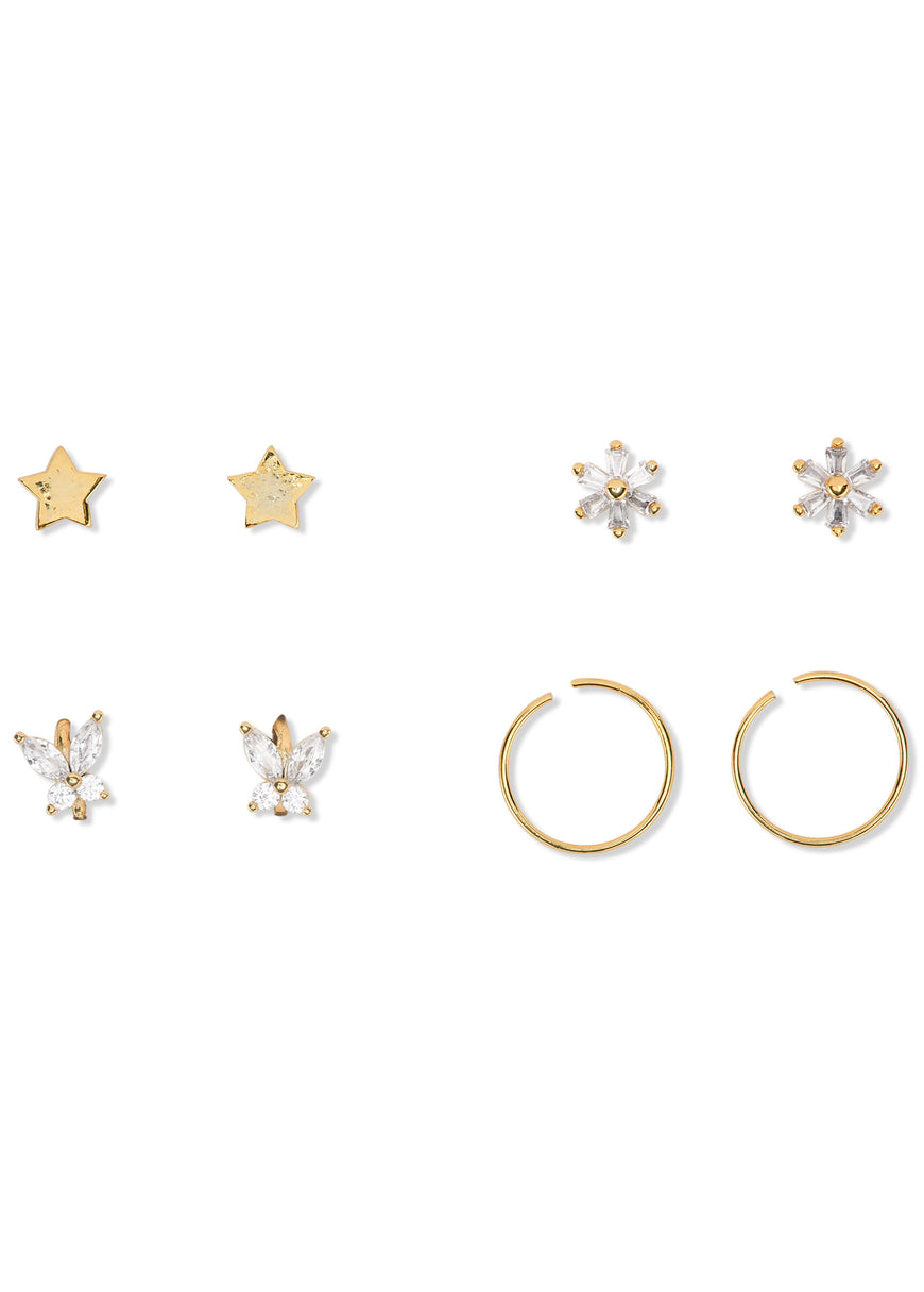 Earring Multi Pack - Gold