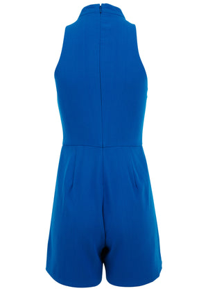 High Neck Skort  - Blue - thumbnail-5