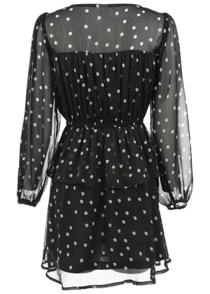 Sheer Beauty Mini Dress - Dolce Vita Dot - thumbnail-5