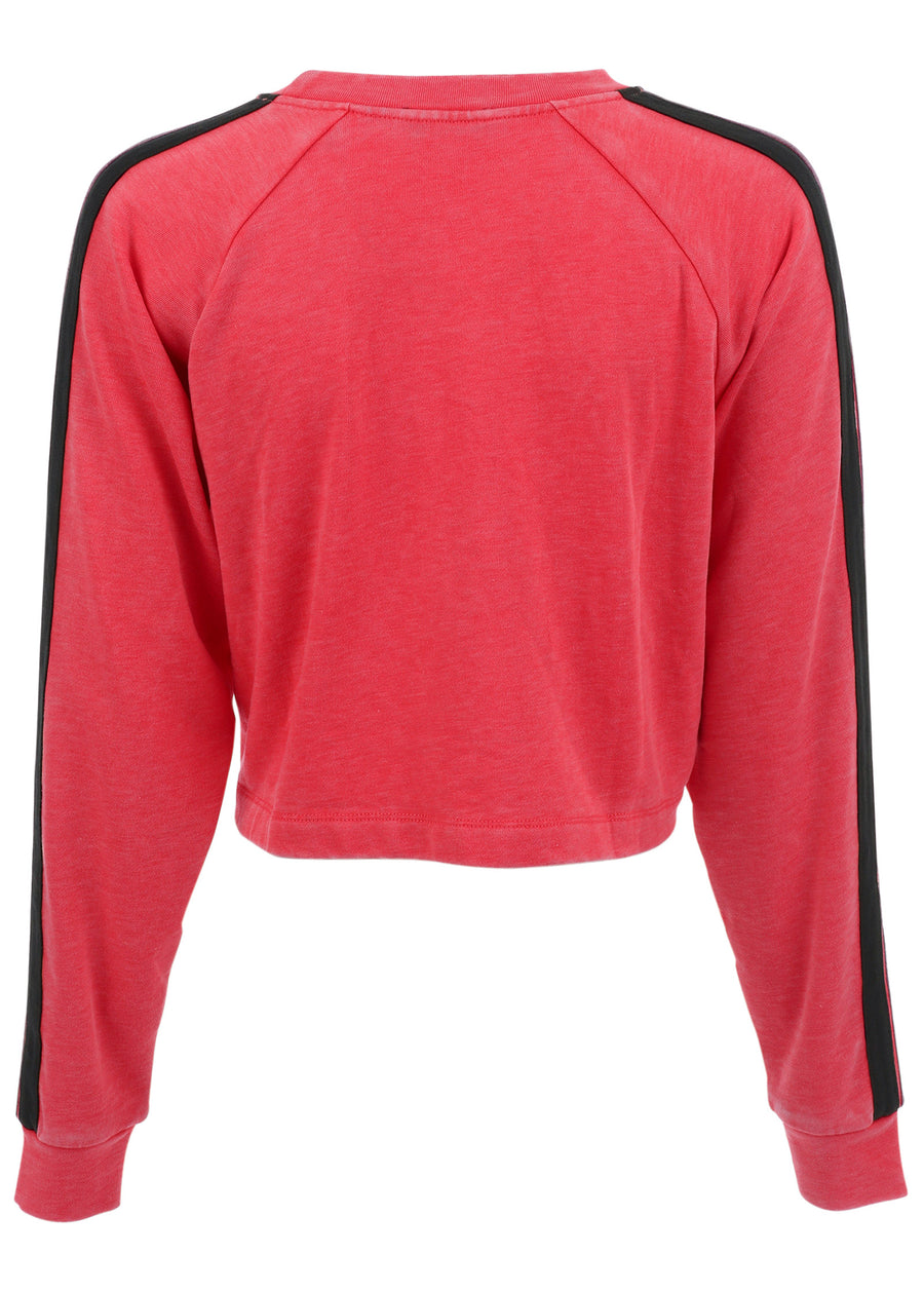 Sweatshirt And Shorts Set - Red