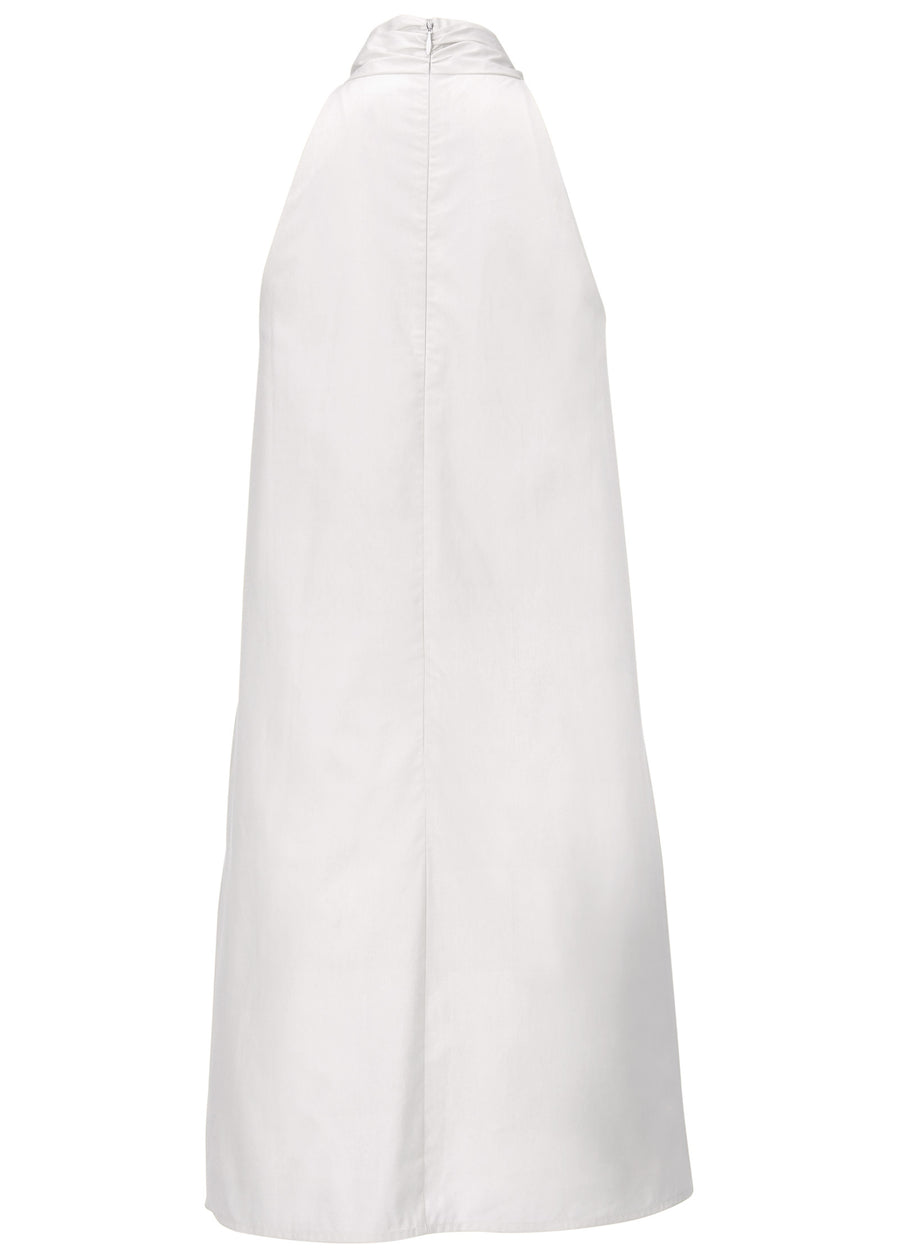 Twist Halter Dress - Off White