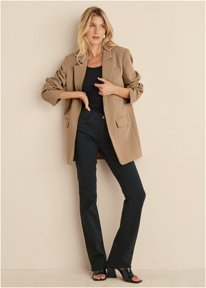 Blazer oversize - Camel - thumbnail-2