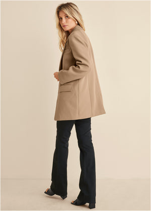 Oversized Blazer - Camel - thumbnail-7