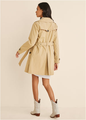 The Perfect Trench Coat - Gold - thumbnail-2