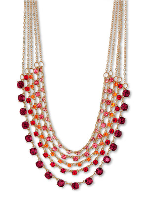 Layered Jewel Necklace - Gold Multi - thumbnail-2