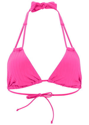 Superrib Triangle Top - Hot Pink - thumbnail-4