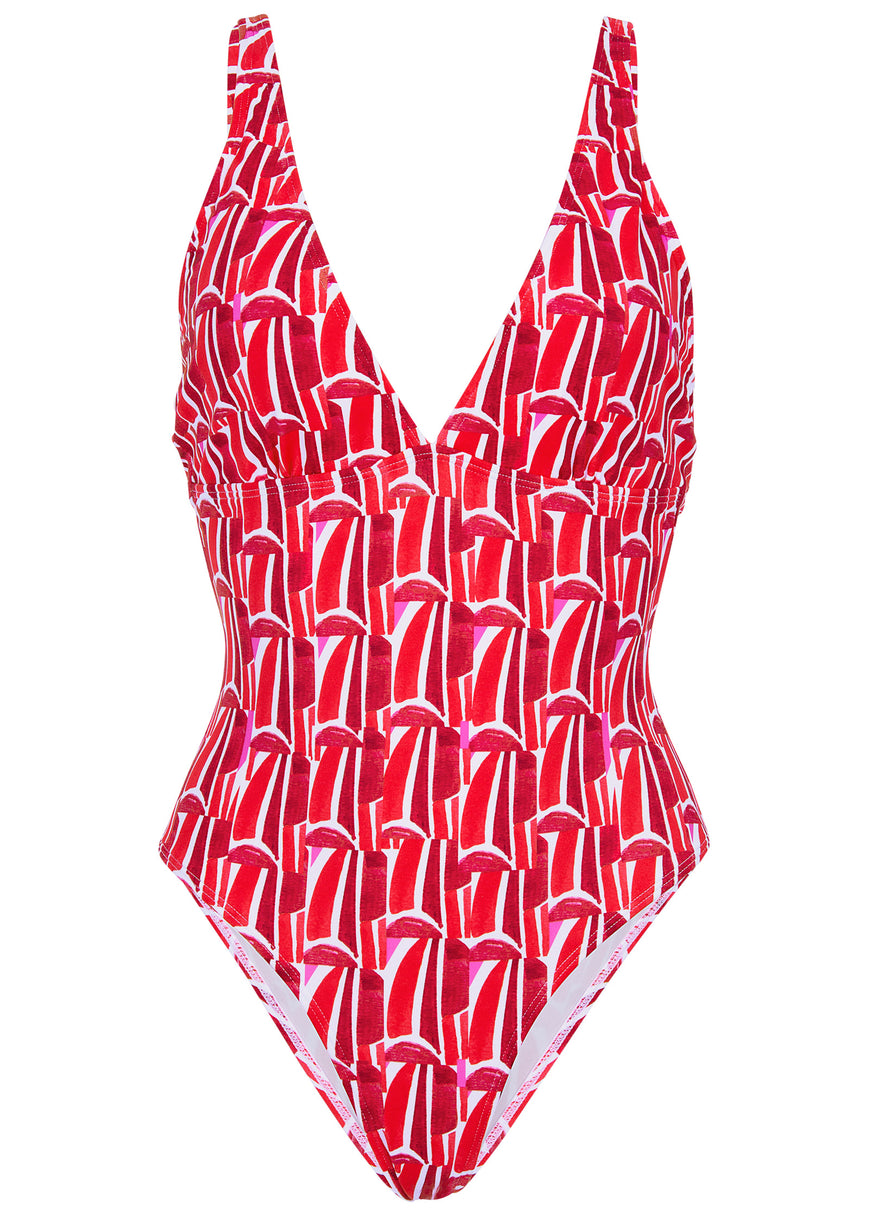 Maldives One-Piece - Strawberry Fields