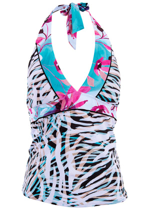 Bohemian Tankini - Twin  - Lush Zebra - thumbnail-3