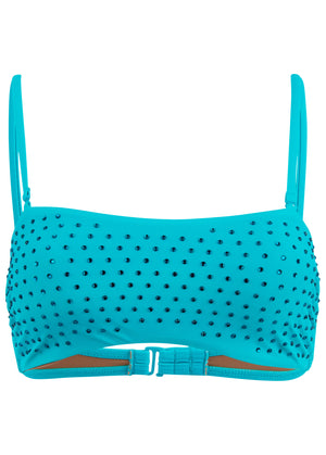 Haut bandeau strass - Aqua Reef - thumbnail-4