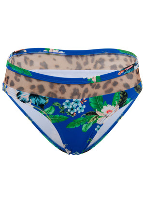 Mesh Band Low-Rise Bottom - Ocean Floral - thumbnail-3