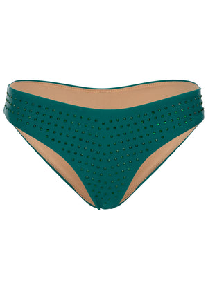 Rhinestone bikini bottom - Green Glory - thumbnail-3