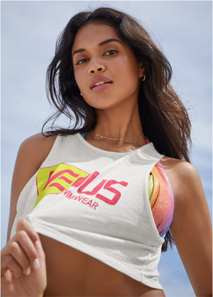 Venus Retro Logo Tank - Off White - thumbnail-2