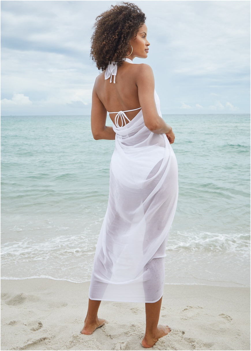 Pareo Cover-Up - Pearl White