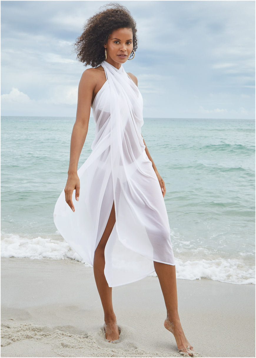 Pareo Cover-Up - Pearl White