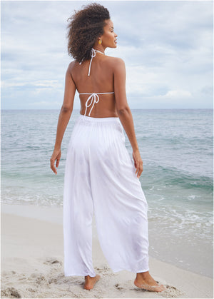 Palazzo Pant - Pearl White - thumbnail-2