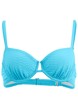 Mermaid Underwire Top - Aqua - thumbnail-3