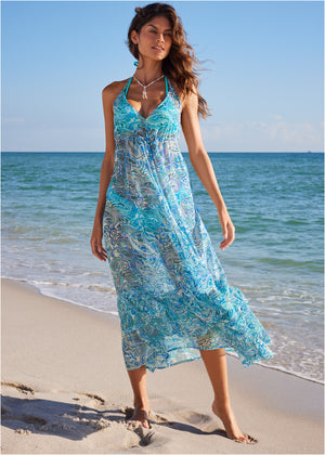 Cover Up Dress - On The Waves - thumbnail-1