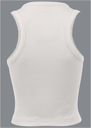 Racerback Tank - Off White - thumbnail-4