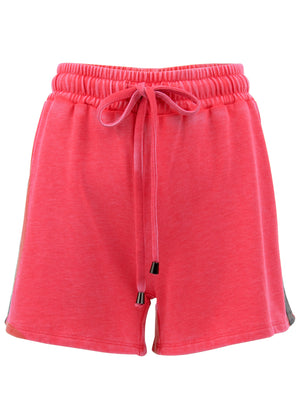 Sweatshirt And Shorts Set - Red - thumbnail-7