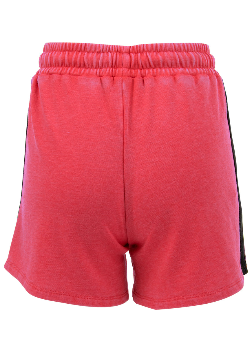 Sweatshirt And Shorts Set - Red