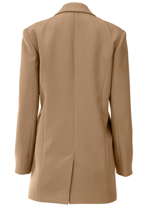 Blazer oversize - Camel - thumbnail-4