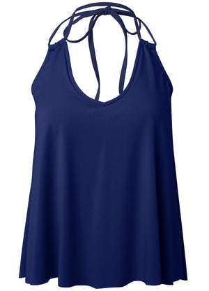 Le tankini Mykonos - Bleu Outremer - thumbnail-3