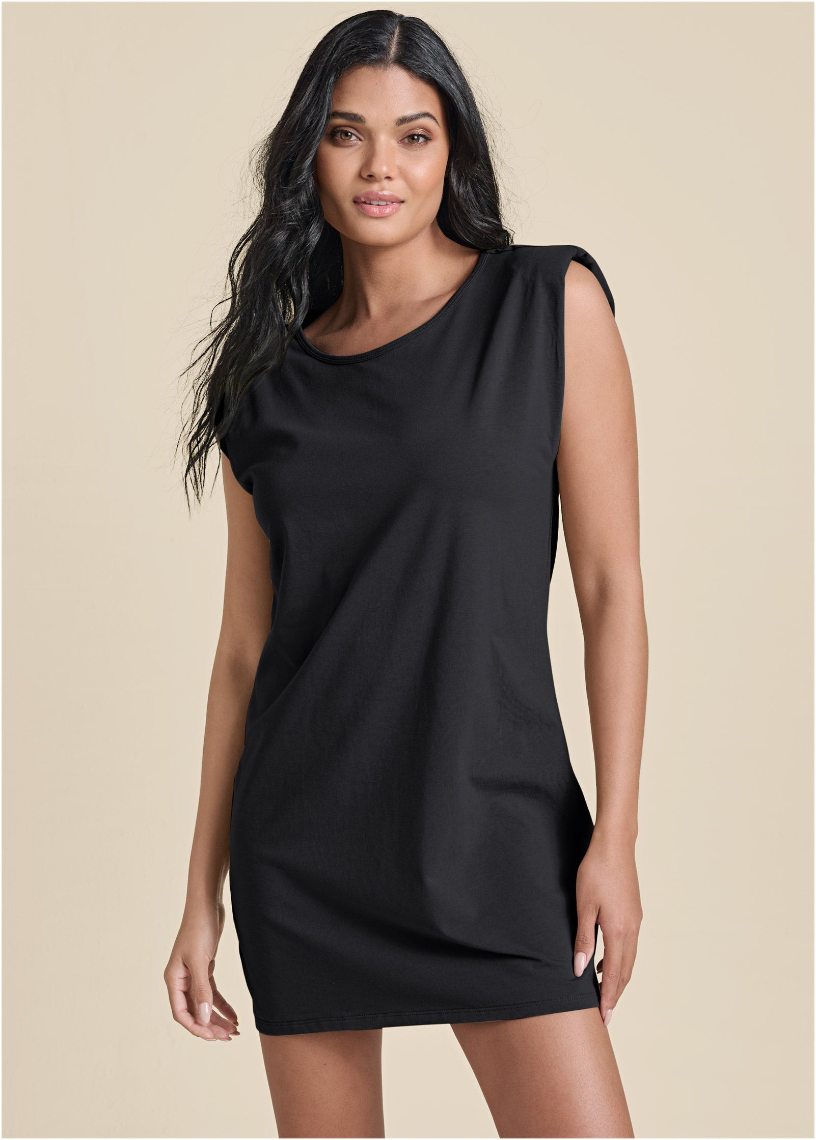 Easy shift dress - Black