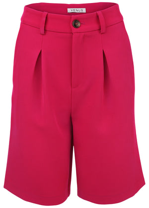 Bermuda Suit Shorts  - Dark Pink - thumbnail-5